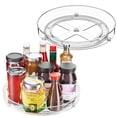 thumbnail image 3 of 2-Pack Lazy Susan Turntable Organizers - 9.5'' Rotating Trays with Raised Edge for Pantry, Fridge, and Countertop Storage, 3 of 9