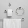 thumbnail image 3 of GlideRite Hardware GlideRite 4-Piece Bathroom Hardware Set - 9024-KIT-RD Pack of 1 - Satin Nickel/Nickel Finish, 3 of 8
