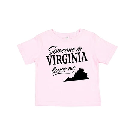 

Inktastic Someone in Virginia Loves Me Gift Toddler Boy or Toddler Girl T-Shirt