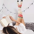 thumbnail image 5 of Strawberry Cake Womens Thigh High Stocks Over Knee High Socks Thigh Tigh Boot Stockings, 5 of 7