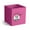 Pink, variant on Sorbus 13" Foldable Fabric Storage Cube Bin, Purple (2 pack)