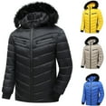 thumbnail image 5 of Christmas Clearance! AIEOTT Mens Puffer Jacket Big and Tall Packable Jacket Zip Up Quilted Jacket Lightweight Puffer Coat Winter Warm Coats, 5 of 5