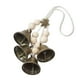 thumbnail image 5 of Timbre de metal con cuentas de madera, ideal para manualidades, para colgar, con forma de campana de viento, único. Flor, 5 of 8