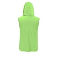 thumbnail image 5 of Olyvenn Fishing Shirts for Men Women Hooded Sun Protection T-Shirt with Mask Short Sleeve UPF 50+ Rash Guards Cooling Hoodies Green XL, 5 of 8