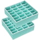 thumbnail image 3 of Organizador de calcetines para armario, artículos sencillos para el hogar, paquete de 2, color turquesa, 3 of 4