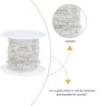 thumbnail image 4 of MOVTOTOP 1 Roll Heart Link Chain DIY Jewelry Making Chain Sweater Chain Copper Chain, 4 of 6