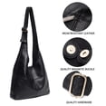 thumbnail image 4 of Bolso Hobo Montana West MWC2-122BK de piel vegana ultrasuave, 4 of 7