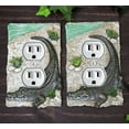 thumbnail image 2 of Pack of 2 Wildlife Bayou Swamp Alligator Double Receptacle Wall Outlet Plate, 2 of 6