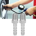 thumbnail image 4 of Khall 2PCS 1/4in Stainless Steel BSPT Male Thread Connector + Barb Joint Quick Coupling Connector Pipe Fitting,BSPT Male Connector,Pipe Connector, 4 of 8