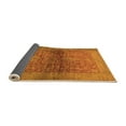 thumbnail image 2 of Ahgly Company Indoor Round Abstract Orange Modern Area Rugs, 8' Round, 2 of 4