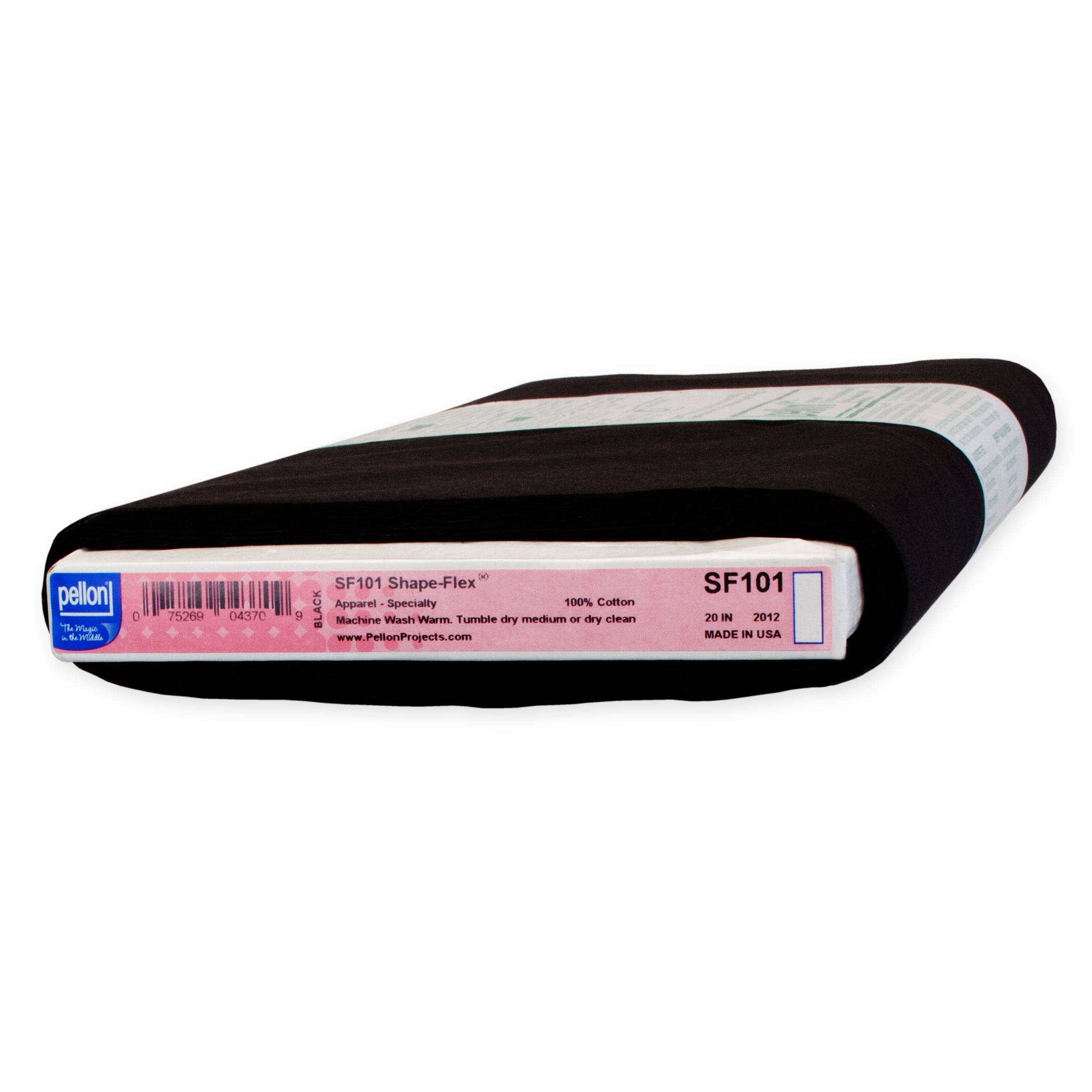 White. Color Pellon/® SF101 Shape-Flex/® Cotton Woven Fusible Interfacing 20 x 10 yard Bolt