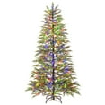 thumbnail image 3 of Resenkos 6.5-Ft Artificial Christmas Tree - Colorful LED Lighting, Green, 3 of 8
