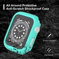 thumbnail image 4 of 12 Pack Étui Mat Compatible avec IBAOLE Watch 44mm SE Series 6/5/4, IBAOLE Cadre Pare-Chocs Rigide PC [Sans Protecteur d'Écran] Coque Antichoc Accessoires de Protection Tout Autour iWatch, 4 of 7
