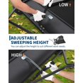 thumbnail image 4 of Lawn Sweeper Tow Behind with 42" Wide Sweeping Width, 21 Cu.Ft Large Hopper Capacity, Tool-Free Adjustable Sweeping Height, for Tractor ATV UTV, and Quick Assembly, 4 of 6