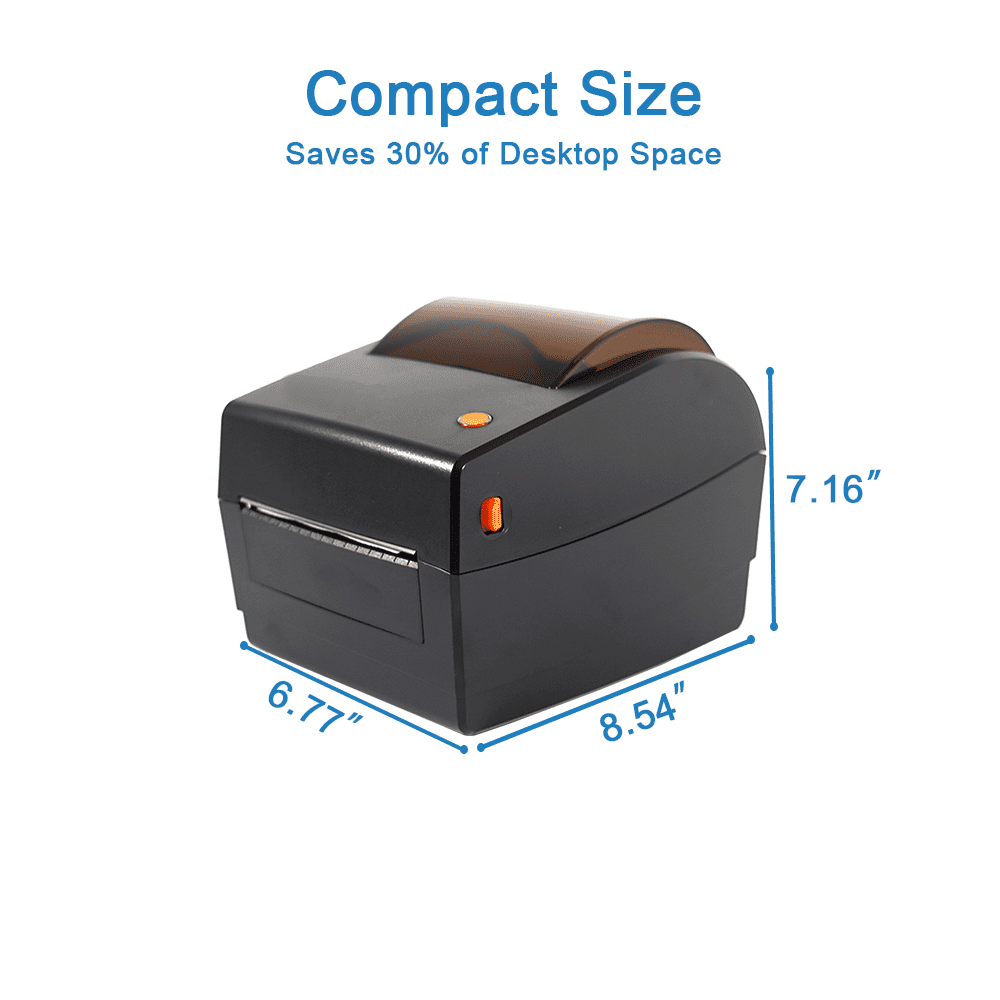 Bluetooth Thermal Shipping Label Printer, Wireless 4x6 Label Printer for Shipping Packages, Compatible with Android/iOS/Mac/Windows, suitable for USPS, Shopify, Amazon, Ebay