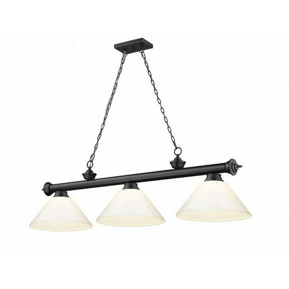 3 Light Billiard In Traditional And Classical Style-14.75 Inches Tall And 14 Inches Wide Z-Lite 2306-3Mb-Pwh