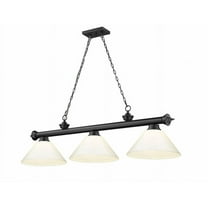 3 Light Billiard In Traditional And Classical Style-14.75 Inches Tall And 14 Inches Wide Z-Lite 2306-3Mb-Pwh