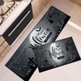 thumbnail image 1 of Grey Kitchen Rugs and Mats Non Skid Washable Set of 2, Happy Halloween Moon Castle Trees Kitchen Mats for Floor, October Holiday Spooky Trick or Treat Under Sink Kitchen Runner Rug, 1 of 6