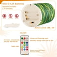 thumbnail image 4 of ALAZA Green Scales 2 PCs LED Flickering Flameless Candles with Remote Timer Battery Operated Candle, 4 of 7