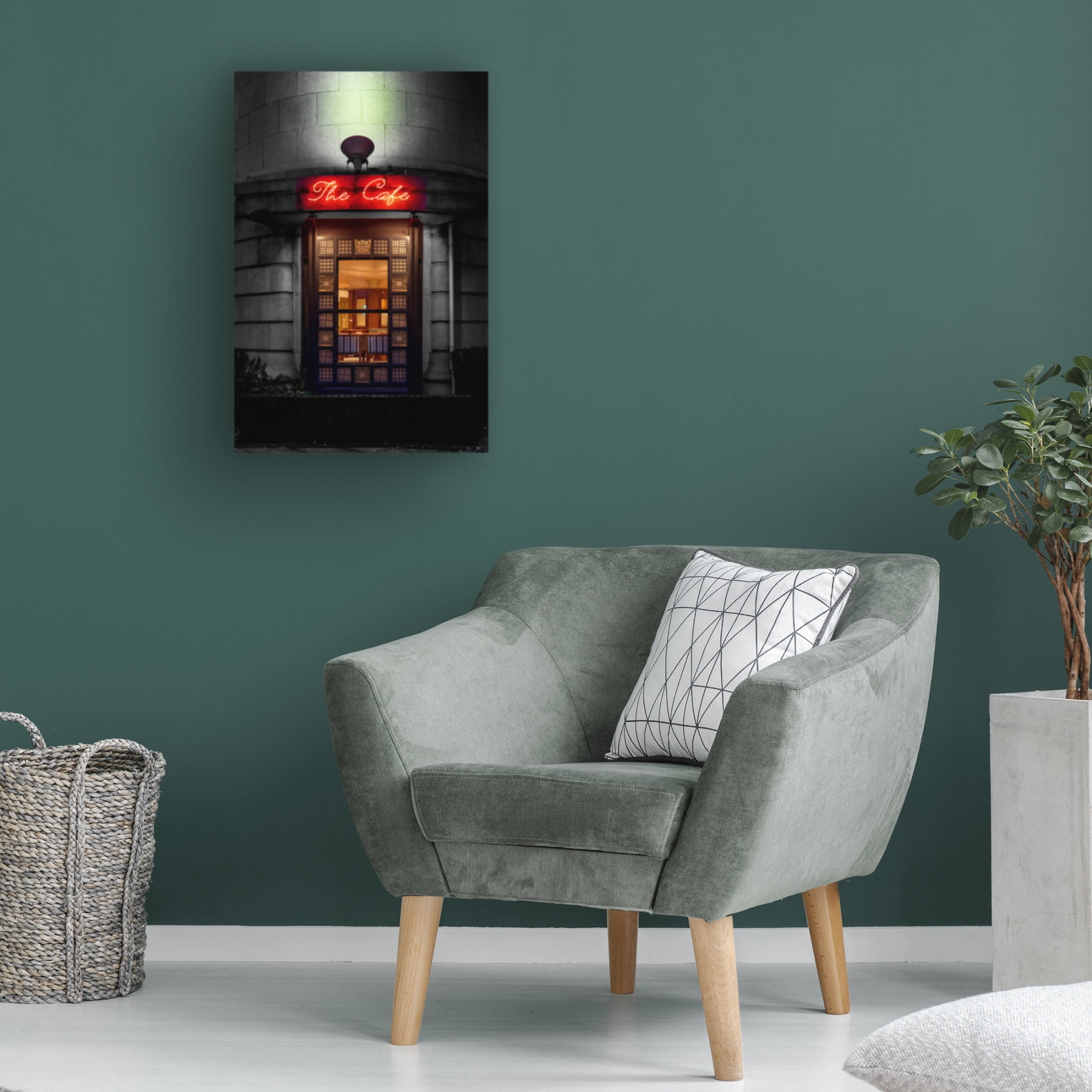 Trademark Fine Art YASUTOSHI HONJO The Cafe Canvas Wall Art