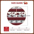 thumbnail image 4 of Kll Buffalo Plaid Forest Christmas Tree Skirt 36",Party Decorations Farmhouse For Christmas Decorations Holiday Party, 4 of 8