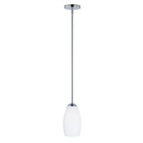 Maxim 91650SWSN Taylor 1-Light Mini Pendant, Satin Nickel