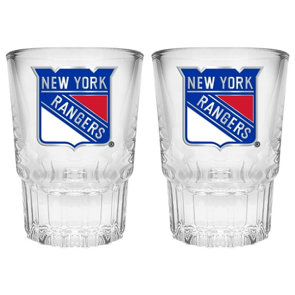 New York Rangers 2-Piece Prism Shot Glass Set