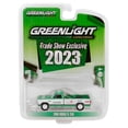 thumbnail image 2 of 1990 Dodge D-350 Pickup Truck Green and White "2023 GreenLight Trade Show Exclusive" "Hobby Exclusive" Series 1/64 Diecast Model Car by Greenlight, 2 of 2