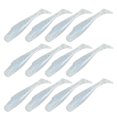 thumbnail image 3 of Cebo 2Set 6 Unids/set Simulación Artificial Solf Silicona Pesca Señuelo Cebo Suave T Cola Accesorio, 3 of 7