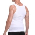 thumbnail image 6 of Men's Slimming Body Shaper Compression Tank Top Vest Shirt Abs Shapewear, 6 of 6