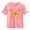 Pink, variant on Girls Cute Pencil Graphic T-Shirt | Soft Cotton Short Sleeve Crewneck Tee for Kids | Casual Kids & Little Girl Top in Blue, Back to School,Size 9 T