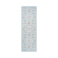 thumbnail image 5 of Lahome Decor 2'x6' Runner Rug, Floral Washable Rugs for Living Room, Non Slip Soft Ultra-Thin Indoor Decor Elegant Carpet Vintage Flower Rug Indoor for Bedroom Dining Room Blue, 5 of 11