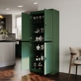 thumbnail image 4 of Palace Imports 100% Solid Wood Kitchen Pantry Storage Cabinet with Solid Doors and Adjustable Shelves, Green, 4 of 5