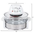 thumbnail image 2 of Classic Cuisine 12-17 Quart 1200W Four de Table Halogène - Blanc, 2 of 5