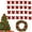 Red, variant on 24 Pcs Red Shiny Bow Tutuviw Christmas Glitter Twist Tie Bows Decoration Christams Baskets Decor Glitter Holiday Bows Wedding Birthday Festival Party Gift Box Wrapping Decoration (5.5x5.9in)