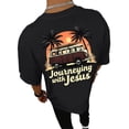 thumbnail image 2 of Journeying with Jesus Graphic Tees for Men 2026 Summer Casual Short Sleeve Crewneck Christian T Shirts, 2 of 5