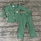 thumbnail image 2 of Venta al por mayor de ropa de dormir para bebé, pijamas de Navidad, ropa, camisa de Papá Noel, pantalones a cuadros verdes, conjunto de Boutique para niños, traje para niños, 2 of 4