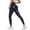 AA-Navy559, variant on Women's High Waist Shaping Leggings Ruched Lift Design Pants Stretchy Casual Workout Tights Yellow