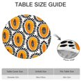 thumbnail image 6 of Round Picnic Table Cloth 100% Waterproof & Oil Proof, Elastic Fitted Table Cover for 36"-44" Round Tables, for Dining, Camping, Outdoor, 6 of 7