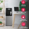 thumbnail image 3 of Frigidaire 3-in-1 Bottom Load Hot/Cold Water Cooler with Built-in Bullet Ice Maker, Stainless Steel, 3 of 13