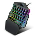 thumbnail image 4 of HXSJ V100 35 Key Single Hand Membrane Mini 35 Keys Gaming Keyboard with USB Wired Replacement for PUBG LOL CS Gamer, 4 of 7