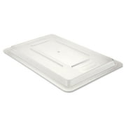 Rubbermaid Commercial Food/Tote Box Lids, 12 x 18, Clear, Plastic
