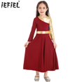 thumbnail image 2 of Vestido de baile lírico de Ballet para mujer, Túnica de baile de adoración cristiana, vestido de gimnasia, bata metálica, disfraz de fiesta de Iglesia de adoración, 2 of 5