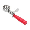 thumbnail image 3 of Ice Cream Spoon and Melon Baller Set, Stainless Steel and Plastic(Red Medium), 3 of 7