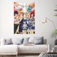 thumbnail image 2 of Fairy Tail Tapestry Dorm Decor Wall Hanging Tapestries Window Curtain Picnic Mat Beach Blanket 60x40 Inch, 2 of 8