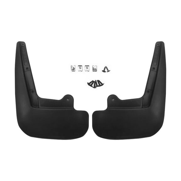 OMAC Mud Guards Splash Mud Flaps for Toyota Corolla 2014-2019 Sedan Black 2 Pcs