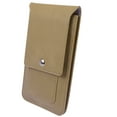 thumbnail image 6 of 2-PACK: Professional Vegan Leather Vertical Smartphone Holster Wallet (Tan) with Belt Loop, Carabiner, Card Slots - fits Smartphones up to 6.5-inch iPhone XR/XS Max/XS/X/8+ Galaxy S10+/S9 Note 9/8, 6 of 6
