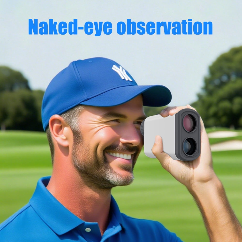 BOAYAL Golf Rangefinder 1200 Yards with Slope Flag Lock Vibration 6X Magnification 750mAh Rechargeable Laser Range Finder for Golf Hunting