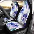 thumbnail image 1 of Juego de 2 fundas para asientos de coche ABPHQTO patrón azul Peonías Acuarela universal, 1 of 4