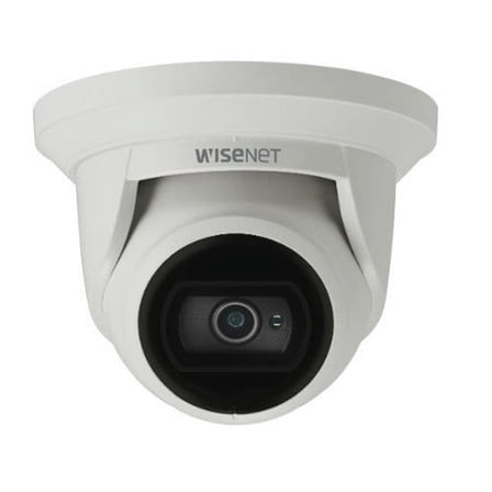 Hanwha  5MP Wisenet Q Mini Network Outdoor Flateye Camera, White